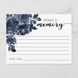 Funeral a Memory CondolCard Vykort