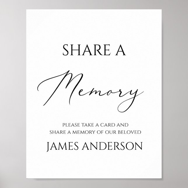 Funeral  a Memory Sign Poster (Framsidan)