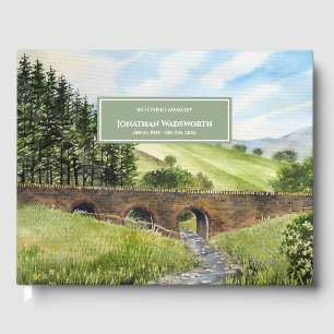 Funeral Condolence Scawgill Bridge Cumbria England Gästböcker