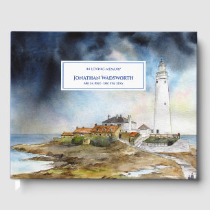 Funeral Condolence St Mary Lighthouse Whitley Bay Gästböcker