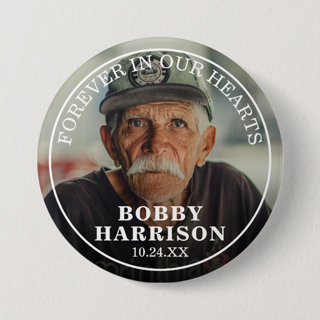 Funeral Forever i våra hjärtan | Minnesfoto Knapp (Framsida)