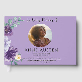 Funeral Guest Book - Editable  Gästböcker