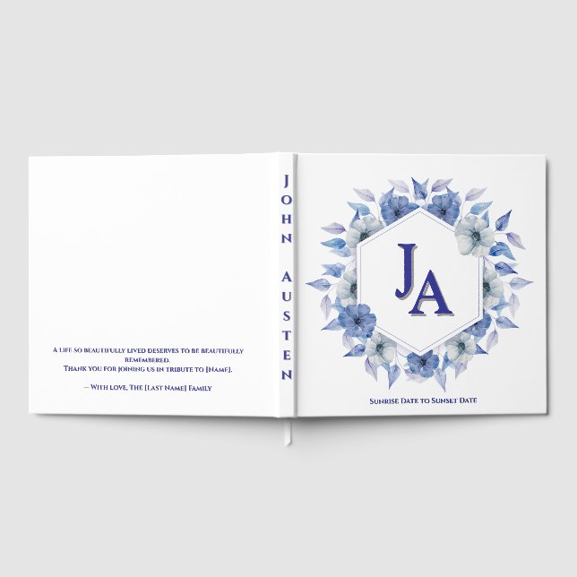 Funeral Guest Book Gästböcker (Full)