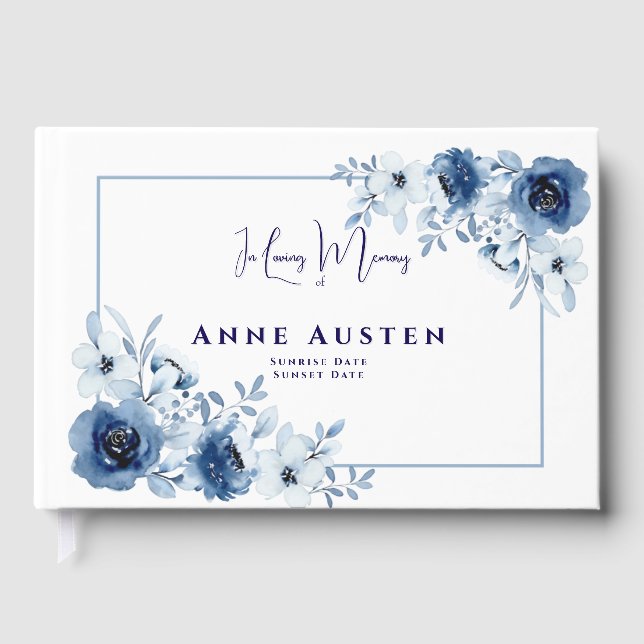 Funeral Guest Book Gästböcker (Framsida)