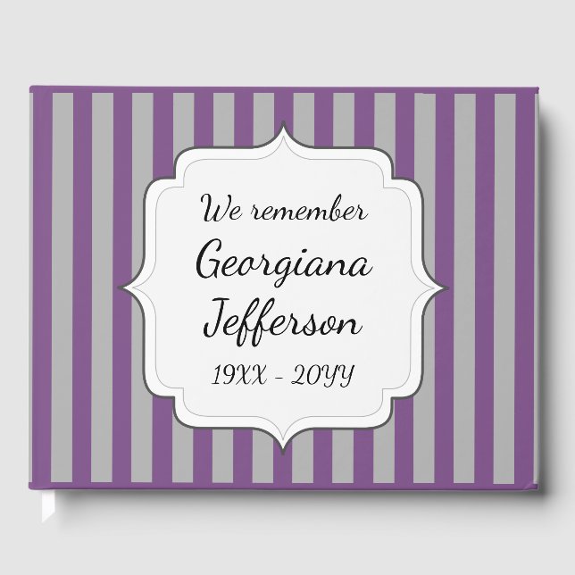 Funeral Memorial Guestbook Gästböcker (Framsida)