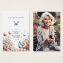 Funeral/Memorial Prayer Card for Everse Rest