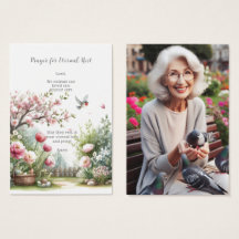 Funeral/Memorial Prayer Card for Everse Rest