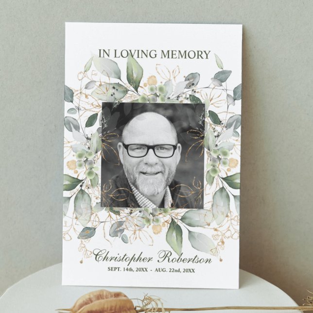 Funeral Memorial Sympathy Dikt Prayer Tack (Skapare uppladdad)