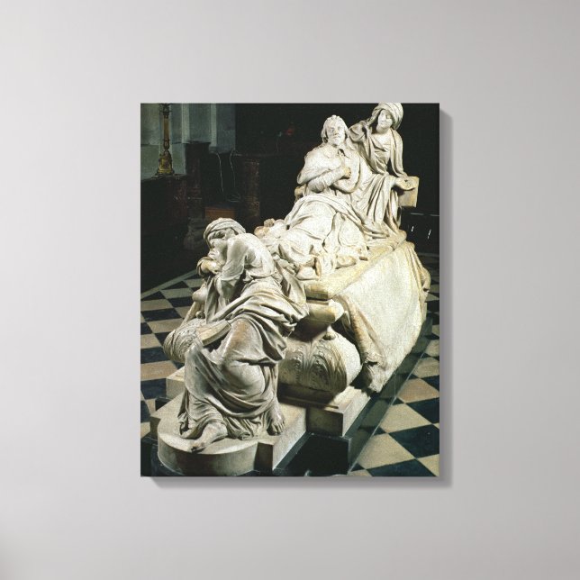 Funeral monument över Armand-Jean du Plessis, Card Canvastryck (Framsida)