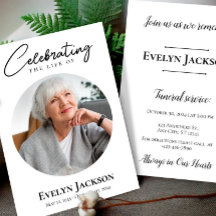 Funeral Notification,Memorial Service Photo