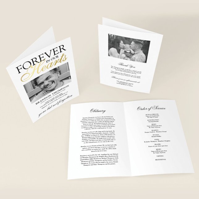 Funeral Obituary Order Program (Skapare uppladdad)