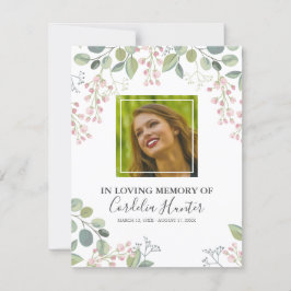 Funeral Order of Service | Blommar för Rosa av Ele