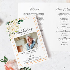 Funeral Order of Service | Blommigtens minnesprogr