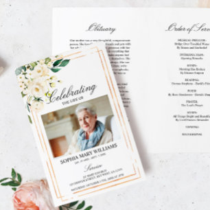 Funeral Order of Service   Blommigtens minnesprogr