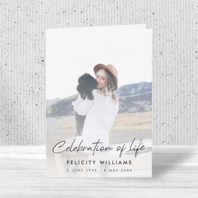 Funeral Order of Service | Firande i Life Program (Skapare uppladdad)