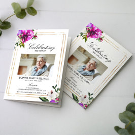 Funeral Order of Service | LILA BLOMMOR Program