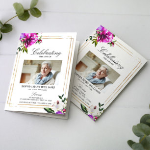 Funeral Order of Service   LILA BLOMMOR Program