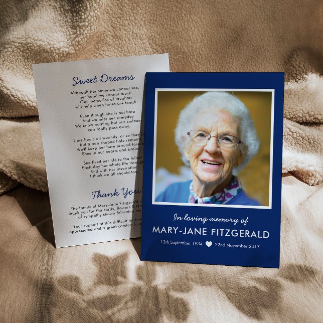 Funeral Photo Tack | Tunga i överklockningsminne (Skapare uppladdad)