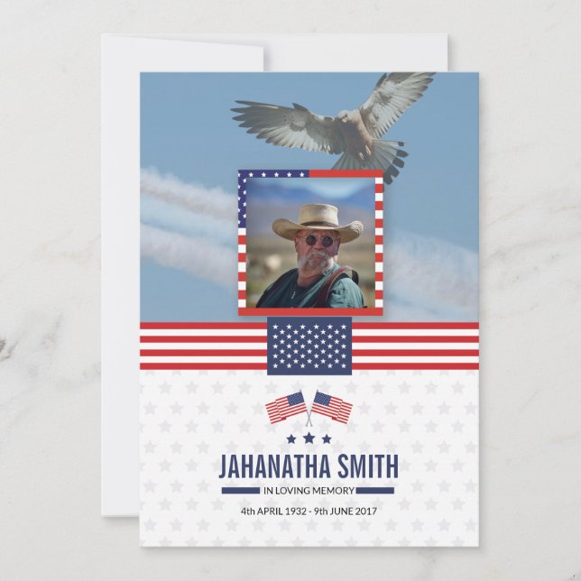 Funeral Prayer Card (Framsida)