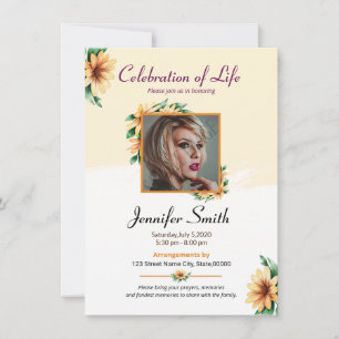 Funeral Prayer Card