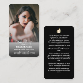Funeral Prayer Cards - Firande i Life Memoria Visitkort