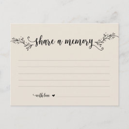 Funeral Service, Black kräm,  ett minneskort Vykort