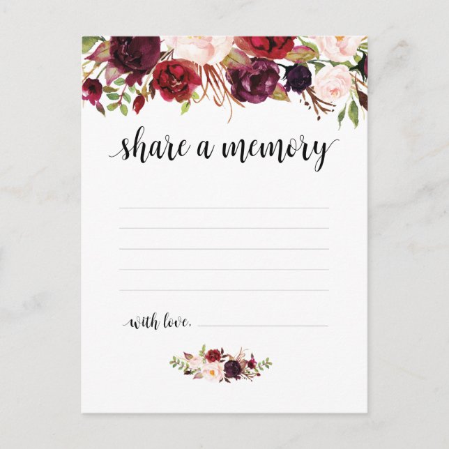 Funeral Service, Burgundy,  ett minneskort Vykort (Framsida)