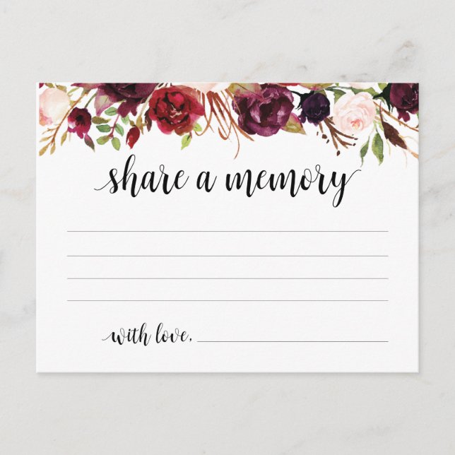 Funeral Service, Burgundy,  ett minneskort Vykort (Framsida)