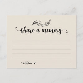 Funeral Service, Cream-tema,  ett minneskort Vykort