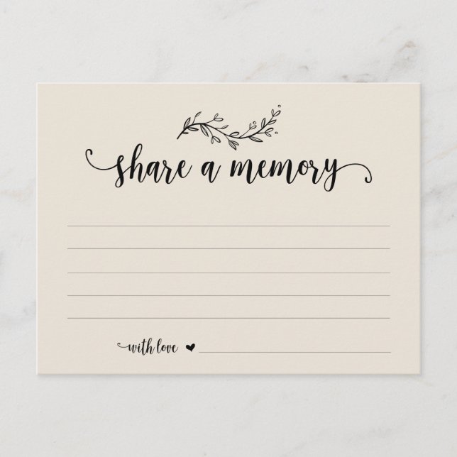 Funeral Service, Cream-tema,  ett minneskort Vykort (Framsida)