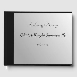 Funeral Service Guestbook | Årsarbete Gästböcker