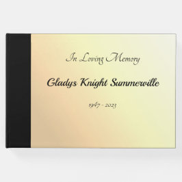 Funeral Service Guestbook | Yttre solnedgång Gästböcker