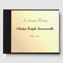 Funeral Service Guestbook | Yttre solnedgång Gästböcker
