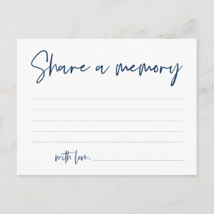 Funeral Service,  minne, marint blåkort Vykort