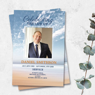 Funeral Service Program Firande of Life Beach