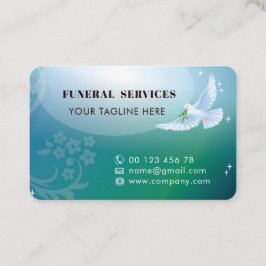 Funeral Services Business Cards Collection Visitkort