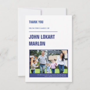 Funeral Tack Photo Card Kort