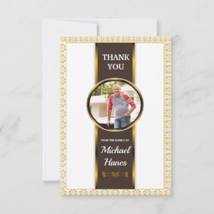Funeral Tack Photo Card Kort