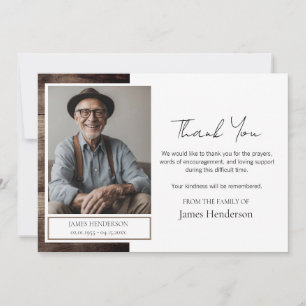 Funeral Tack Photo Kort