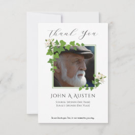 Funeral Thank You Card  Tack Kort