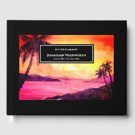 Funeral Tropical Beach Sunset Atmosphere Gästböcker