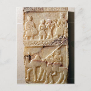 Funerary stela från Jemen Vykort