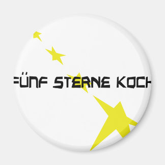 fünf Sterne Koch ikon Magnet