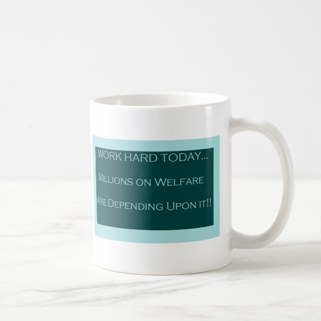Fungera den hårda todayen, MillionsOn välfärd Kaffemugg (Höger)