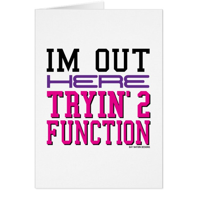 Fungera Hälsningskort (Framsidan)