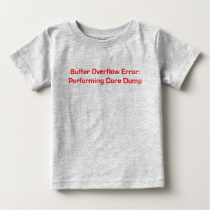 Fungera som buffert rött överflöd t shirt