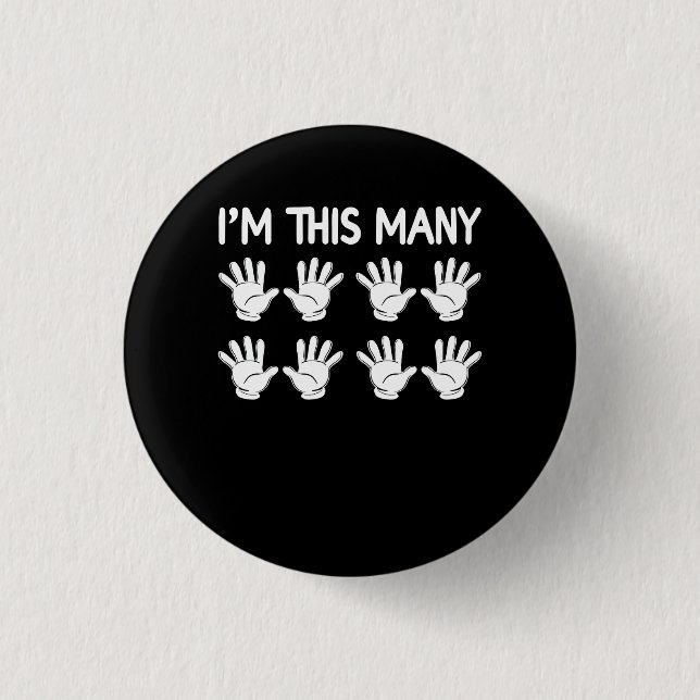 Fungerande 40:e födelsedagen detta många händer i  knapp (Framsida)