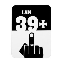Fungerande 40:e födelsedagsgåva, 39 plus en kontro magnet
