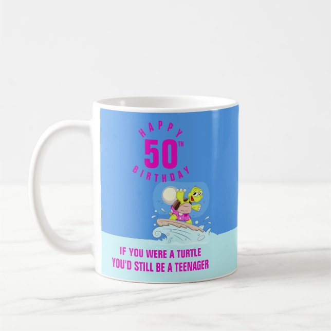 Fungerande 50-årskaffe mugg (Vänster)