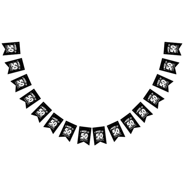 Fungerande 50:e födelsedagsofferten Sarcastic 50-å Vimplar (Alla)